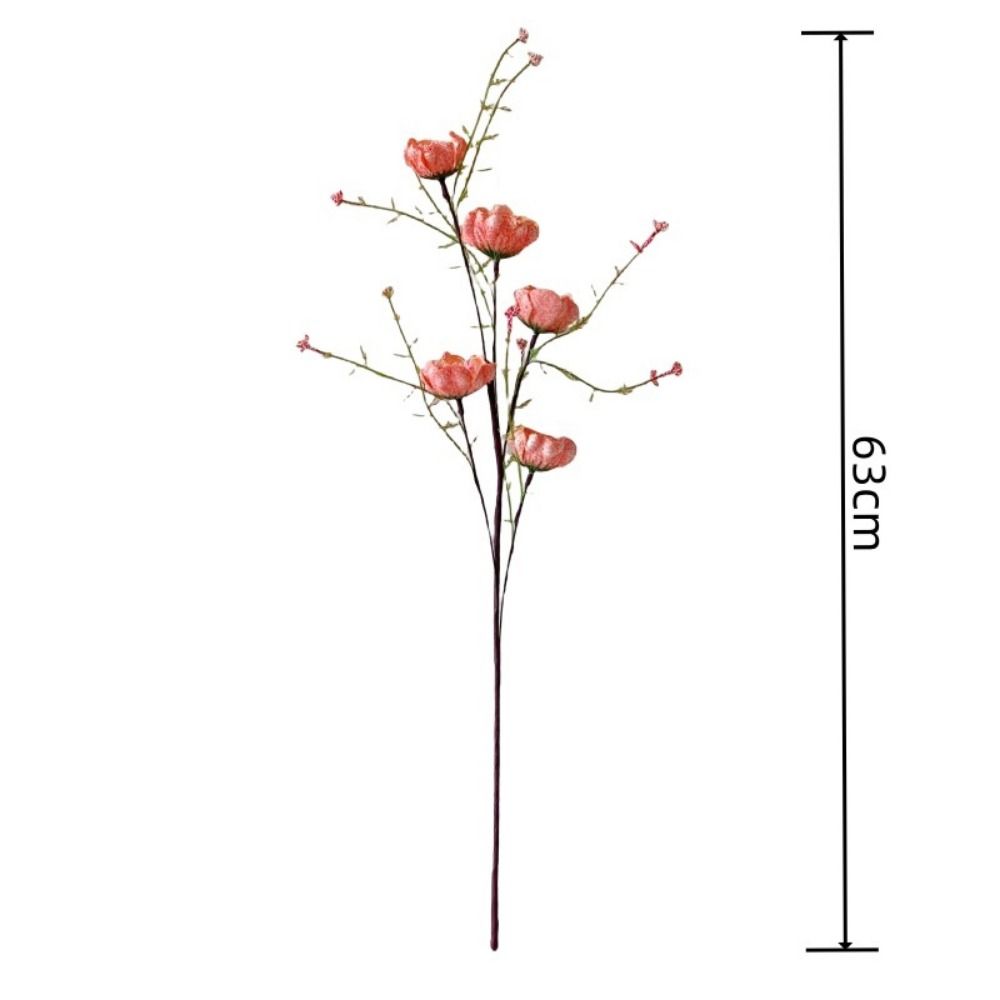 Multicolor Simulation Flower Foam Fake Flower Creative Artifiical Flower Branch Home Decoration