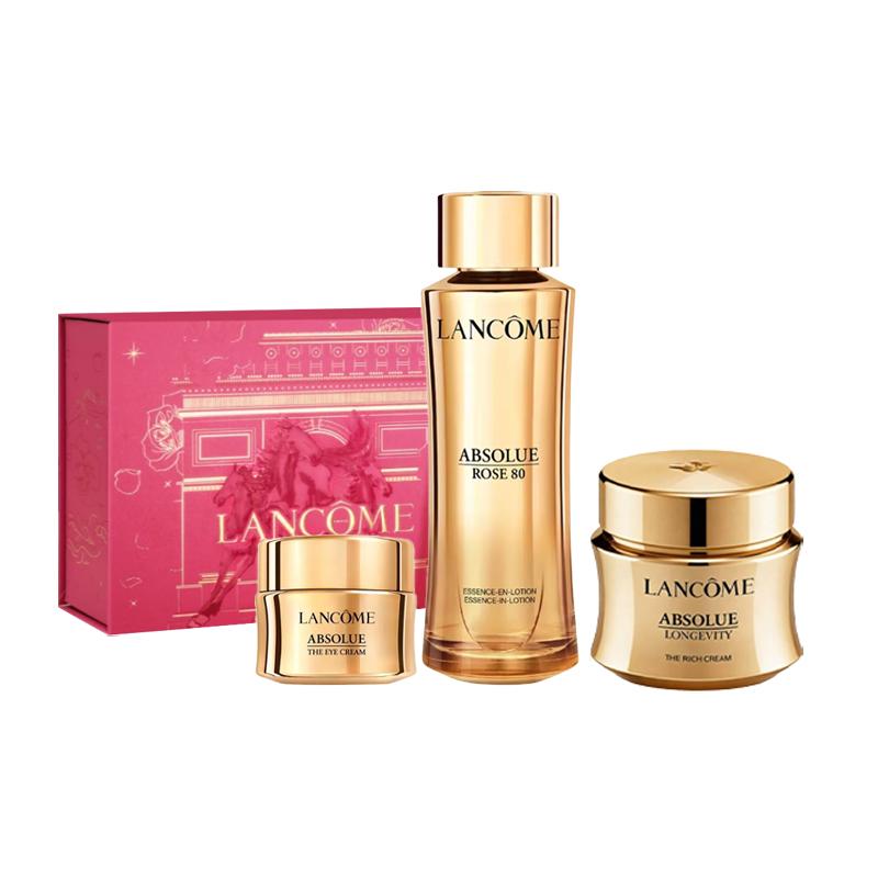 LANCÔME Набор для ухода за кожей Новый Jing Чистый Роскошный Крем Трехпредметный набор: 150 мл чистой воды Jingchun + 60 мл роскошного крема Jingchun + 20 мл крема для век Jingchun