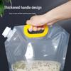 Large Transparent Spout Pouch for Grain Storage and Easy Portioning