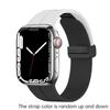 Магнитный ремешок для Apple Watch ultra band 49 мм 45 мм Силиконовый браслет iWatch Series 7 8 se 6 5 3 44 мм 45 мм 40 мм 41 мм 42 мм 38 мм