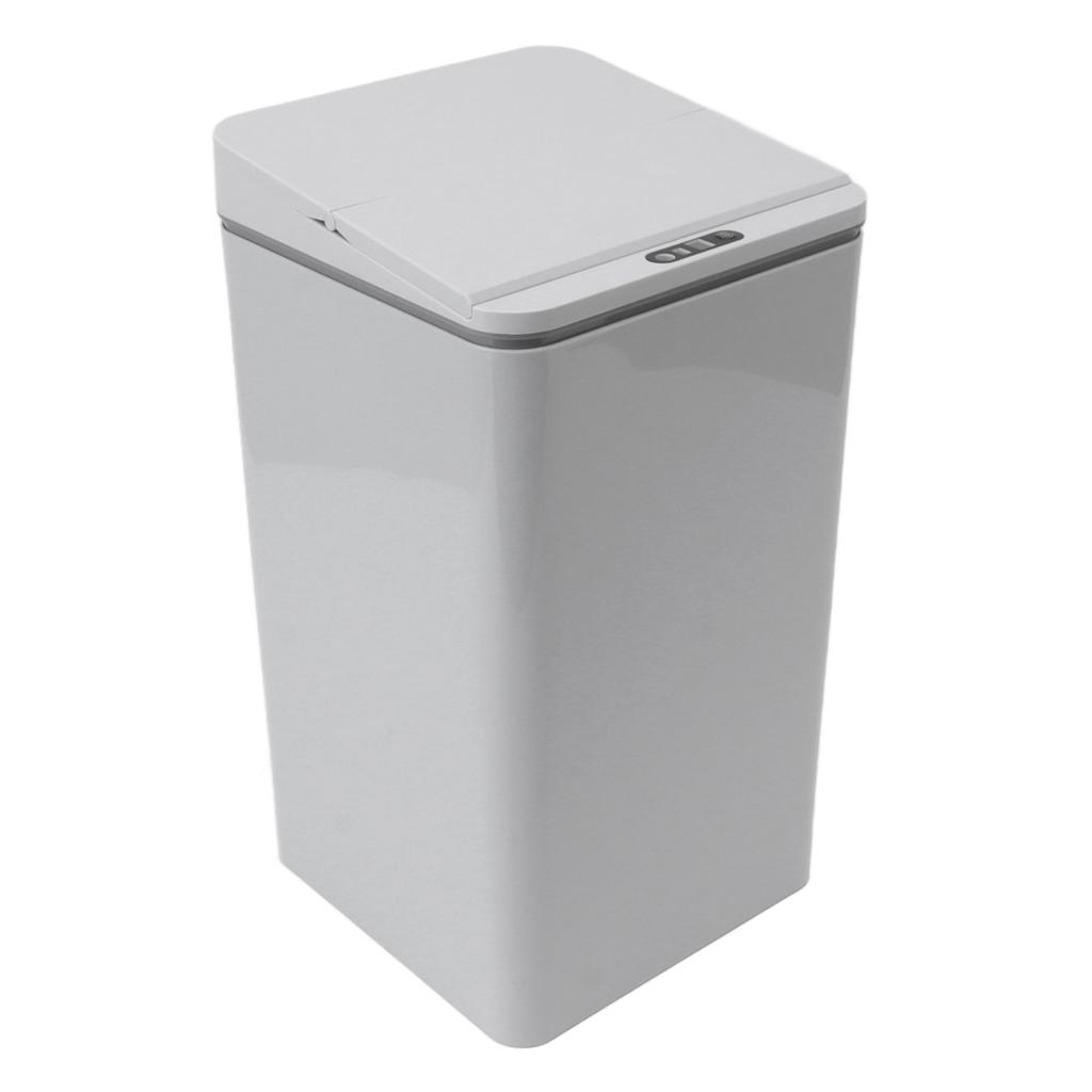 Desktop Sensor Trash Can USB Charging Foldable Lid 9L Intelligent Induction Garbage Bin for Bedroom