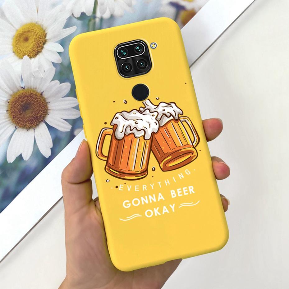 Для Xiaomi Redmi Note 9 9s 9 Pro Max Милые Животные Мультяшный Чехол для Телефона Для Redmi Note9 9s 9Pro Конфетный Цвет Мягкий Силиконовый Задний Чехол