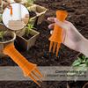 Handheld Soil Aerator 3-Spike Soil Loosening Tool Manual Mini Soil Aerator