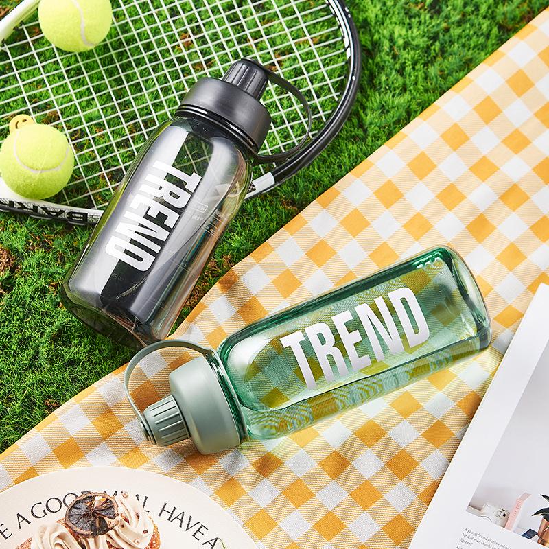 Student Water Cup, Large-capacity Plastic Cup, Fitness and Exercise Water Bottle, Portable Water Bottle, Simple and Portable Cup