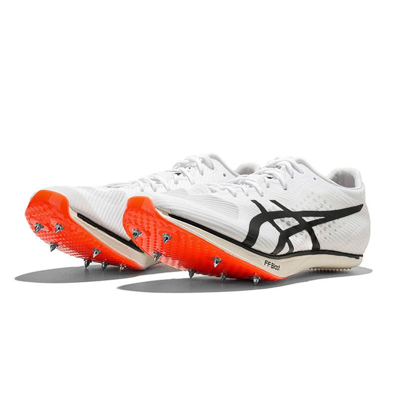 Asics Sonicsprint Elite 3 Кроссовки Унисекс с Толстой Подошвой, Универсальные Низкие, для Спринта, Белые 1093A219-100