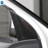 Car Accessories Window Lift Button / Water Cup / Pillar A Speaker Cover Trim For Volkswagen T-Roc T Roc 2018 -  Carbon Fiber