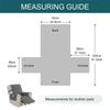 1-местный стеганый чехол для дивана-реклайнера, чехлы для стульев с противоскользящим покрытием для собак и домашних животных, с эластичным ремешком, износостойкие чехлы для кресел Lazy Boy