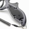 1091 Fish Grip Lightweight Aluminum Fish Grip Long Reach Gun Grip Gray (Iregui) (Stealth (Aluminum Trigger))