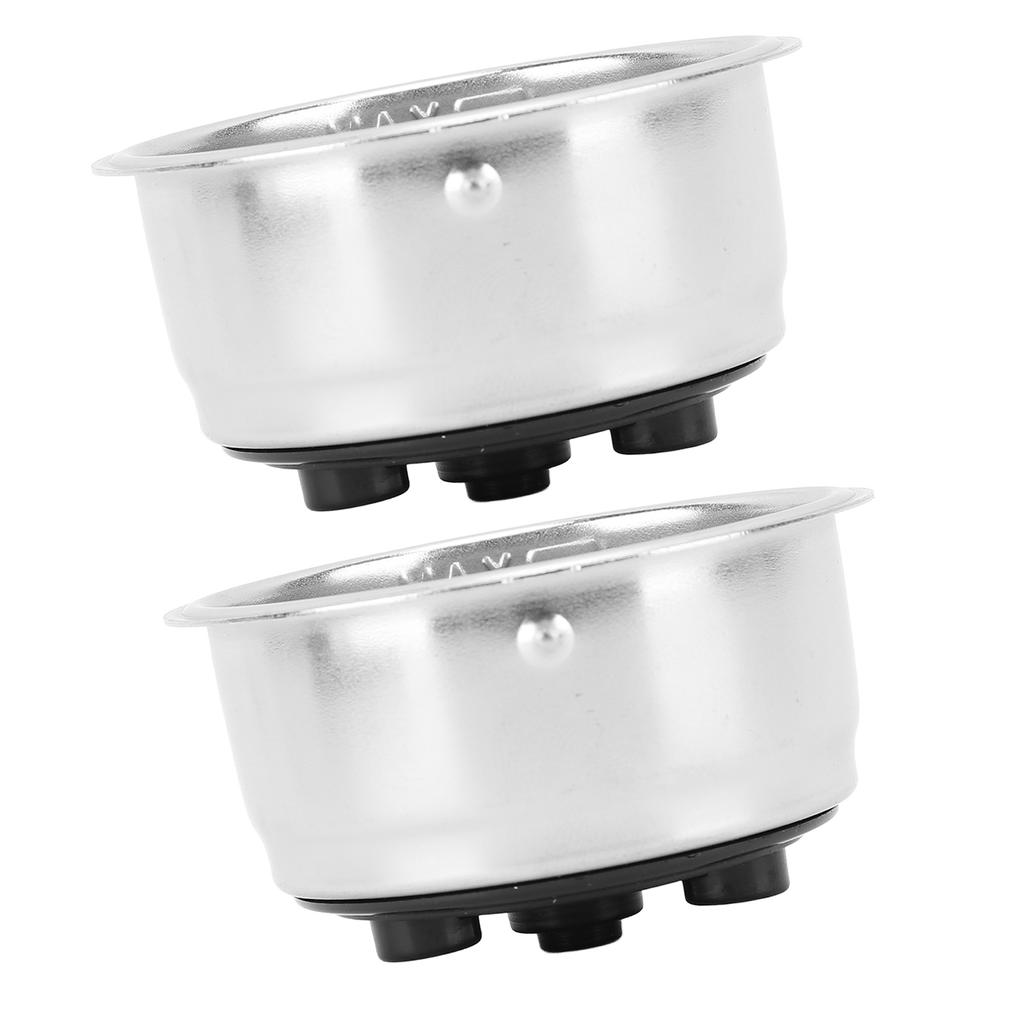 Портафильтр, 51 мм, 2 чашки, корзина для фильтра из нержавеющей стали, корзина для кофейного фильтра для Delonghi Coffee Machi