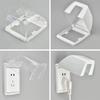 Plastic Socket Waterproof Box Self-Adhesive Electric Plug Cover Switch Protective Cover  Bathroom