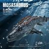 New Children's Remote Control Dinosaur Mosasaur Diving Toy Rc Boat with Light Spray Suitable for Swimming Pool Lake Bathroom Bathing Toy Gift