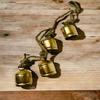 Set of 4 Harmony Cow Bells, Large Pet Neck Bell, Handmade Bell Set With Rope, Pet Accessories, Decorative Iron Bells, Christmas Gift