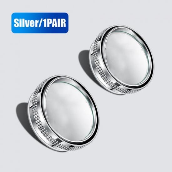 2Pcs 360° Blind Spot Mirror Car Reversing Rearview Mirror Small Circular Mirror