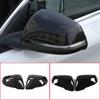 2Pcs Carbon Fiber Style Car Side Rearview Mirror Cap Cover Trim Shell For BMW 2 Series X1 F48 F45 F46 2015- Auto