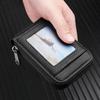 Fashion VIP ID Card Holder Walet Genuine Leather Bank Credit Card Wallet Women Slim Small Organ Cards Zipper Bags