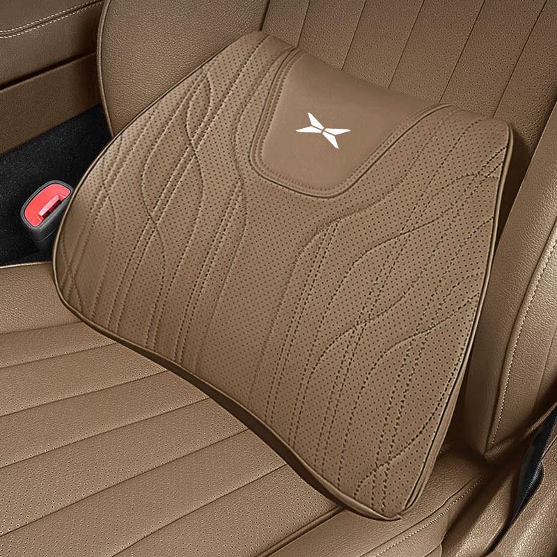 XPeng Car Seat Neck Pillow & Lumbar Support Cushion for P7, P5, G3i, G9, G6 – Breathable and Comfortable.