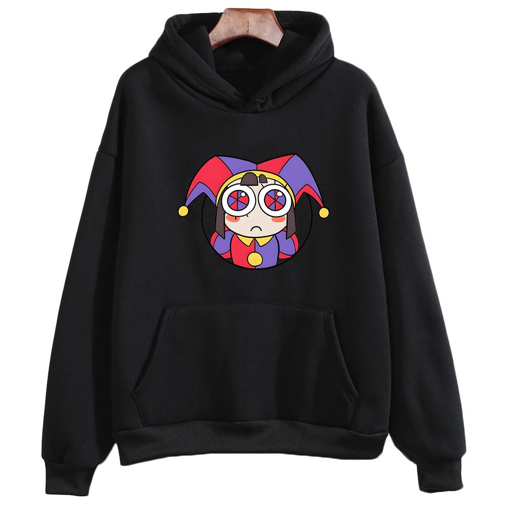 THE AMAZING DIGITAL CIRCUS Pomni Hoodie Streetwear Woman Graphic Sweatshirt Casual Long Sleeve Clothing Winter/Autumn Pullovers