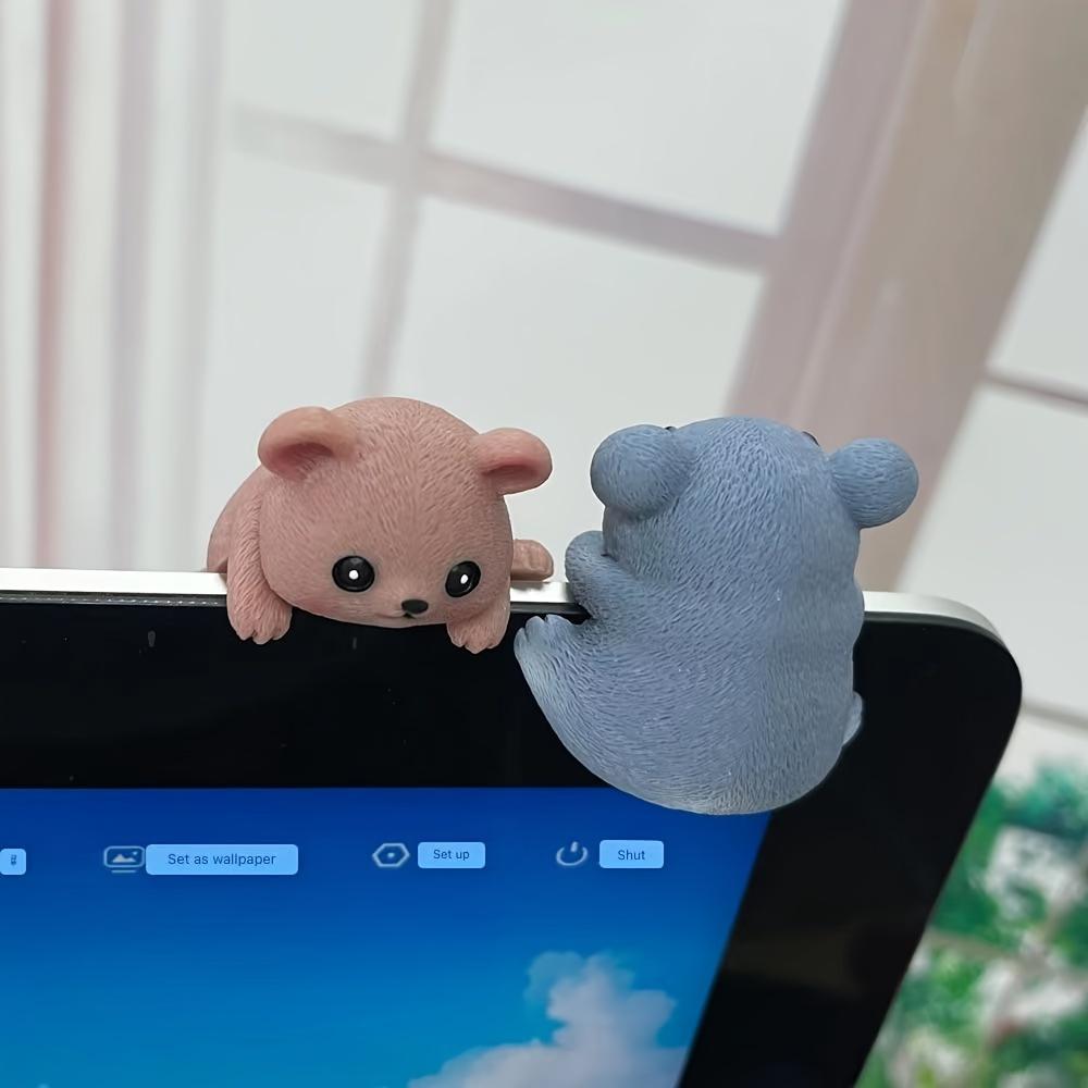 1 шт. 3D мультяшная фигурка животного, смола, декор для стола и приборной панели, милая миниатюрная коллекция офисных украшений, неэлектрический настольный аксессуар