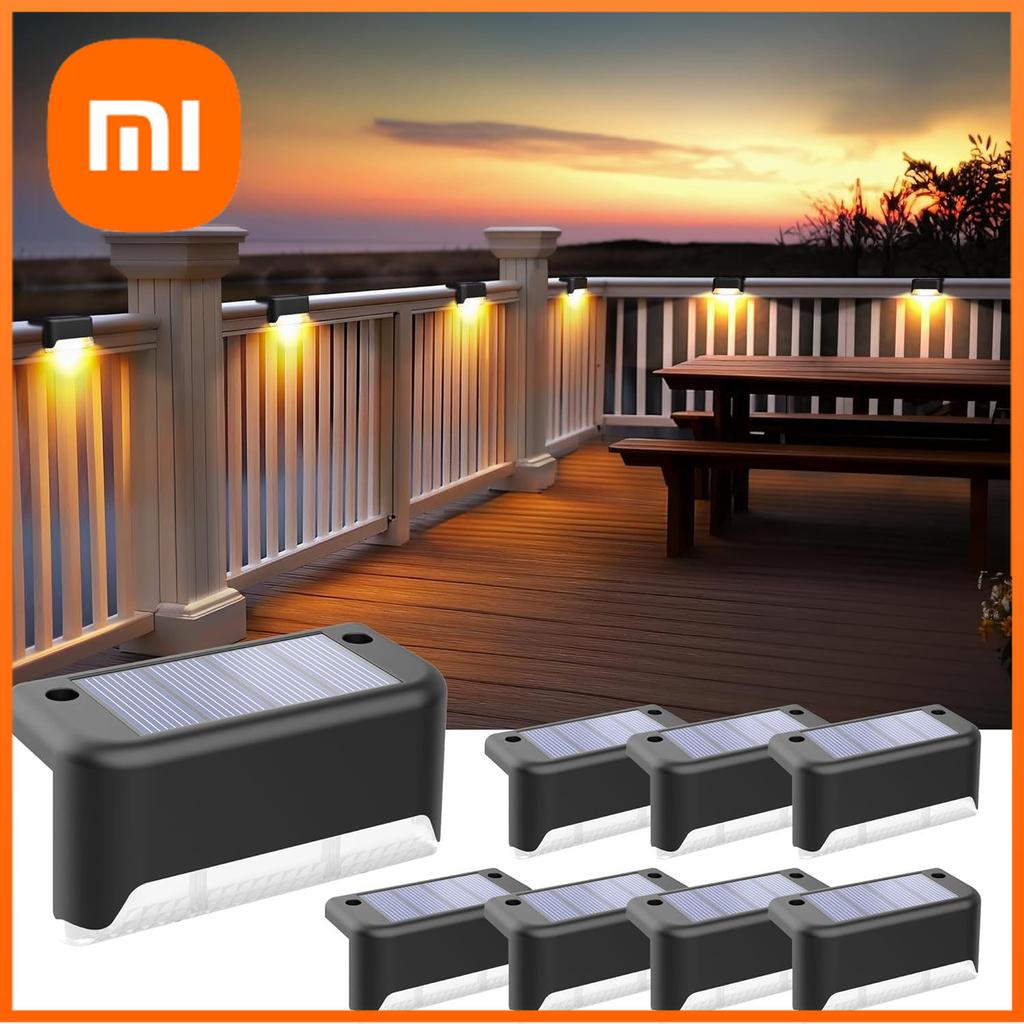 Xiaomi 1pcs 4pcs Solar Deck Lights Outdoor Solar Lights Waterproof Garden Light Solar Stairs Light for Patio Stairs Railing Pathway