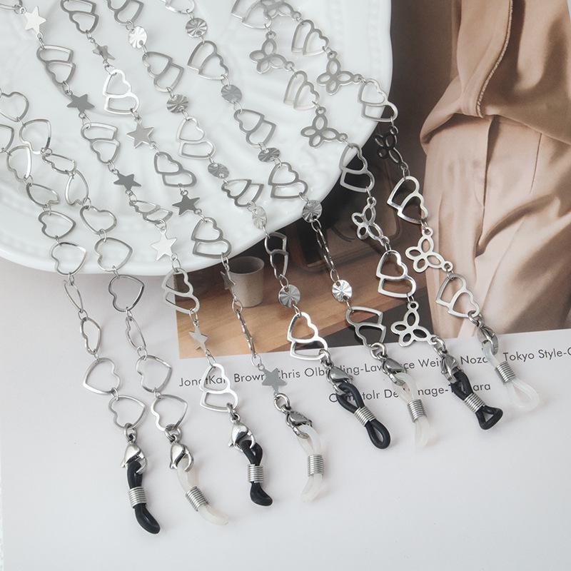 Stainless Steel Fashion Lanyard: Anti-slip Sunglasses Chain for Men and Women