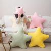INS Nordic Star Pillow, Macaron Color Plush Sofa Cushion, Fresh and Simple Cute Decorative Pillow, Soft and Comfortable