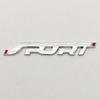Car Accessories Sticker Styling Metal 3D Chrome Black Auto Car Trunk Racing Sport Logo Letters Emblem Badge Decals Sticker