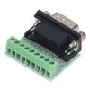 Клеммная колодка DB9 Male Header to Screw 9 Pin Connector Break Out Board для RS232 RS485