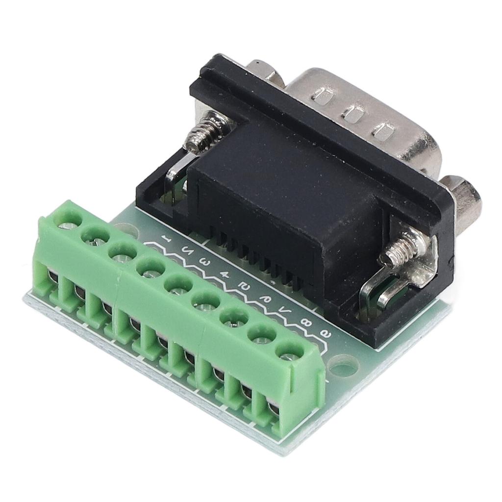 Клеммная колодка DB9 Male Header to Screw 9 Pin Connector Break Out Board для RS232 RS485