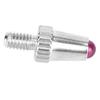 2pcs Ruby Ball Tips Dial Indicator Probe Contact Points M2.5 Thread Contact Points  For Linear Gage