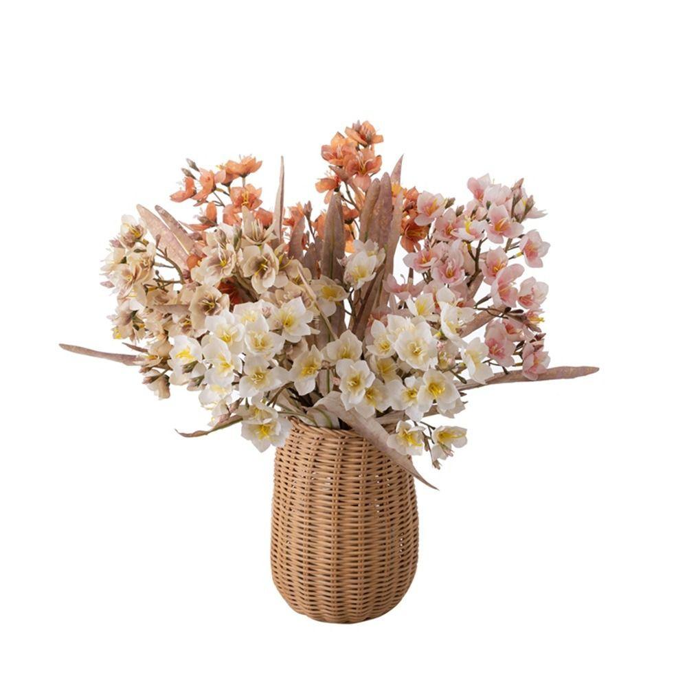 Elegant Silk Narcissus Flower Luxury Fake Flower Artificial Narcissus Branch  Wedding Decor