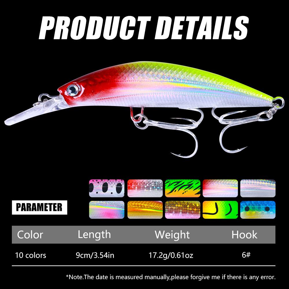 Джеркбейт для ловли окуня-минноу, приманка для ловли форели, щуки и окуня на большие расстояния, приманки для подводной ловли в морской воде