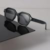 Fashion Sunglasses Women Men Square Mirror Clear Retro Eyewear Sexy Designer Brand Black Sun Glasses For Female Male