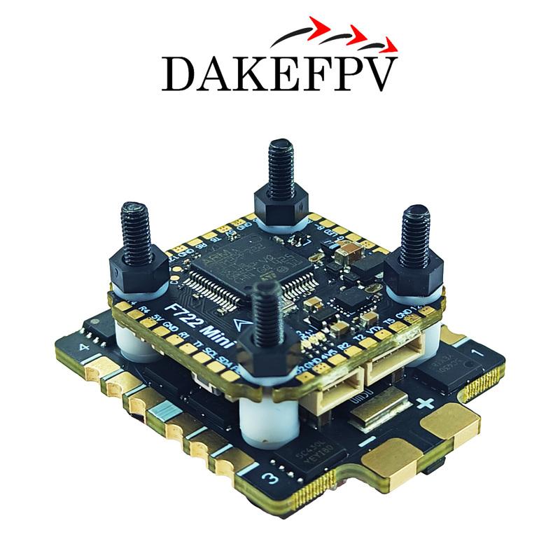 DAKEFPV Мини F722 FC мини-стек F722 6S 55A 8S 70A BLS Bluejay ESC 20X20мм Полетный контроллер для 3-дюймового 4-дюймового 5-дюймового FPV Дрона