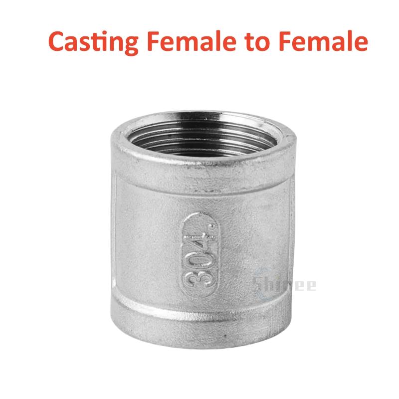 1/8” 1/4" 3/8" 1/2" 3/4" 1" 2" 4" BSP Нержавеющая сталь 304 Равнопроходной фитинг с наружной/внутренней резьбой Редуктор Британский соединитель для водопроводных труб