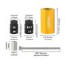 Mountain Bike Rear Shock Bushing Tool with 2 Adapters Rear Shock Bushing Removal Install Tool MTB Bike Rear Shock Repair Tool