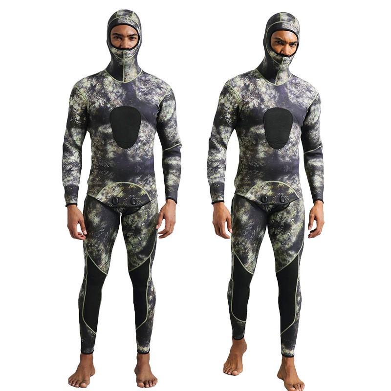 Diving Wetsuit Men 3mm Thick Warm Split Scuba Suit Fishing Swimming Surfing