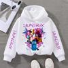 KPop Demon Hunter Cute Printed Girls' Hoodie Children's Autumn and Winter Casual Fashion Warm Pullover Sweatshirt