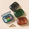 3 Compartments - Convenient Small Medicine Box Drug Storage Box - Suitable for Carrying Medicine Storage Box with You