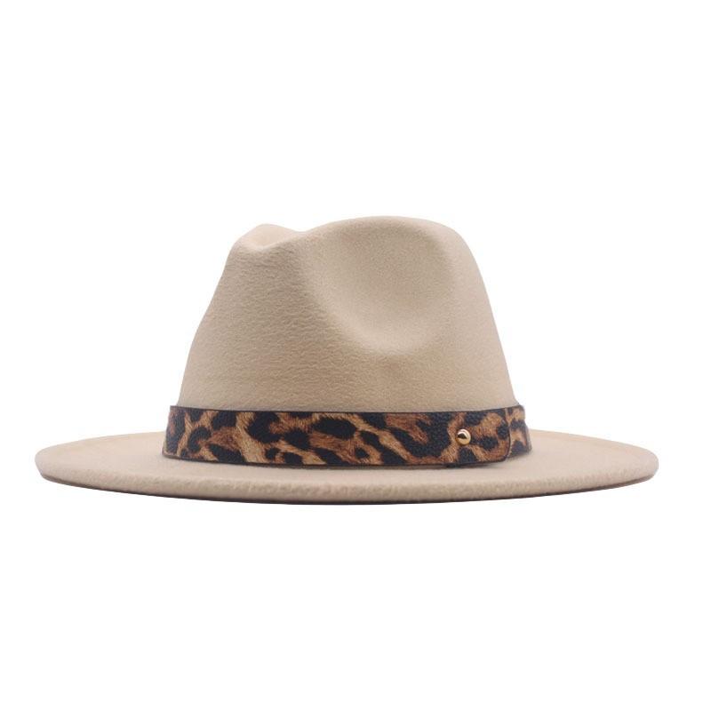 eBay jazz hat autumn and winter British retro top hat women's trendy women's woolen western cowboy hat