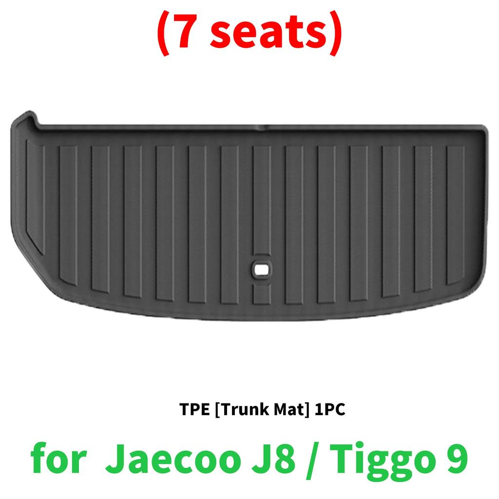Tapis de sol et protection de coffre en TPE de haute qualité pour Jaecoo J8 Chery Tiggo 9, imperméables, anti-poussière, faciles à nettoyer