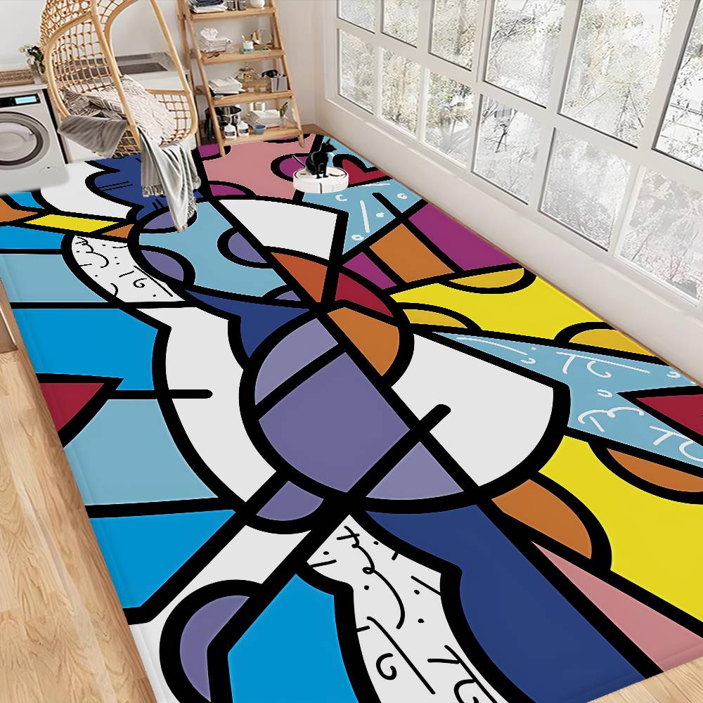 B-Britto Kitchen Mat Cheaper Anti-slip Modern Living Room Balcony Printed Modern Home Decor