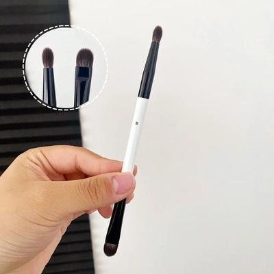 E6 Двусторонняя кисть для макияжа теней для век, синтетический ворс, кисти для теней и растушевки, косметические кисти