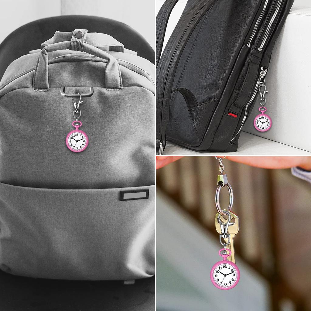 Lancardo Nurse Watch Pocket Watch Clip Nurse Watch Cute Ladies Analog Clock Pocket Watch Perfect Gift to Day Nurse Watch