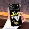 Чехол для телефона Rock Band S-Soda S-Stereo для iPhone 17, 16, 15, 14, 13, 12, 11 Plus, Pro Max Мягкий прозрачный чехол