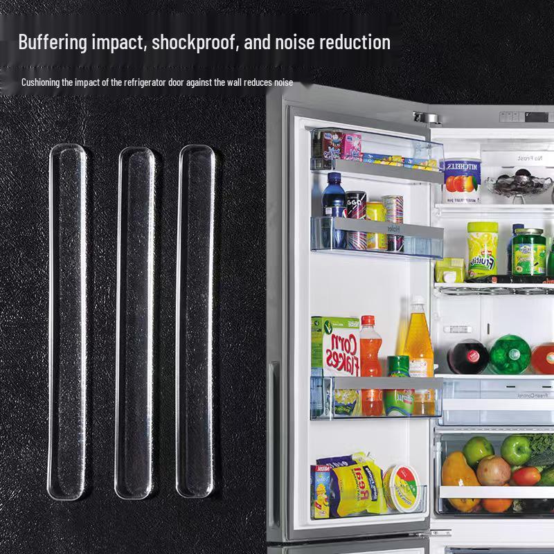 Силиконовая прозрачная противоударная лента для холодильника, мебели и углов стен