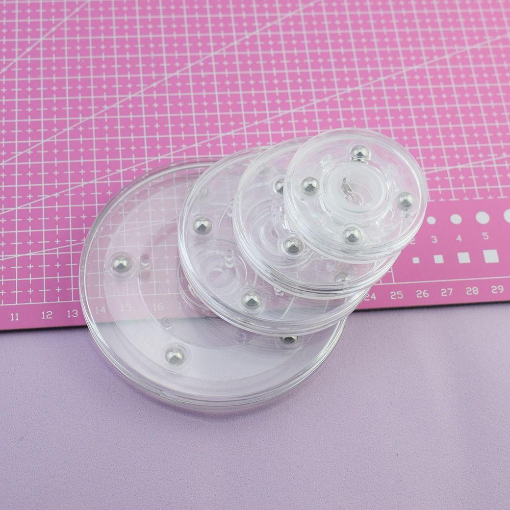 Transparent Rotating Display Stand 360-Degree 360-Degree Rotary Table Acrylic Turntable Furniture