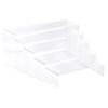 Annhua Acrylic Stage Display Stand Set of 5 Acrylic Hinata Display Stand Acrylic Display Stair Base Acrylic Figure Display Acrylic Riser Stand 4mm