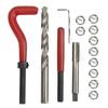 15pcs Thread Repair Kit M10x1.0x13.5mm Metal Drill Bit Tap Threaded Inserts Installation Tool Set