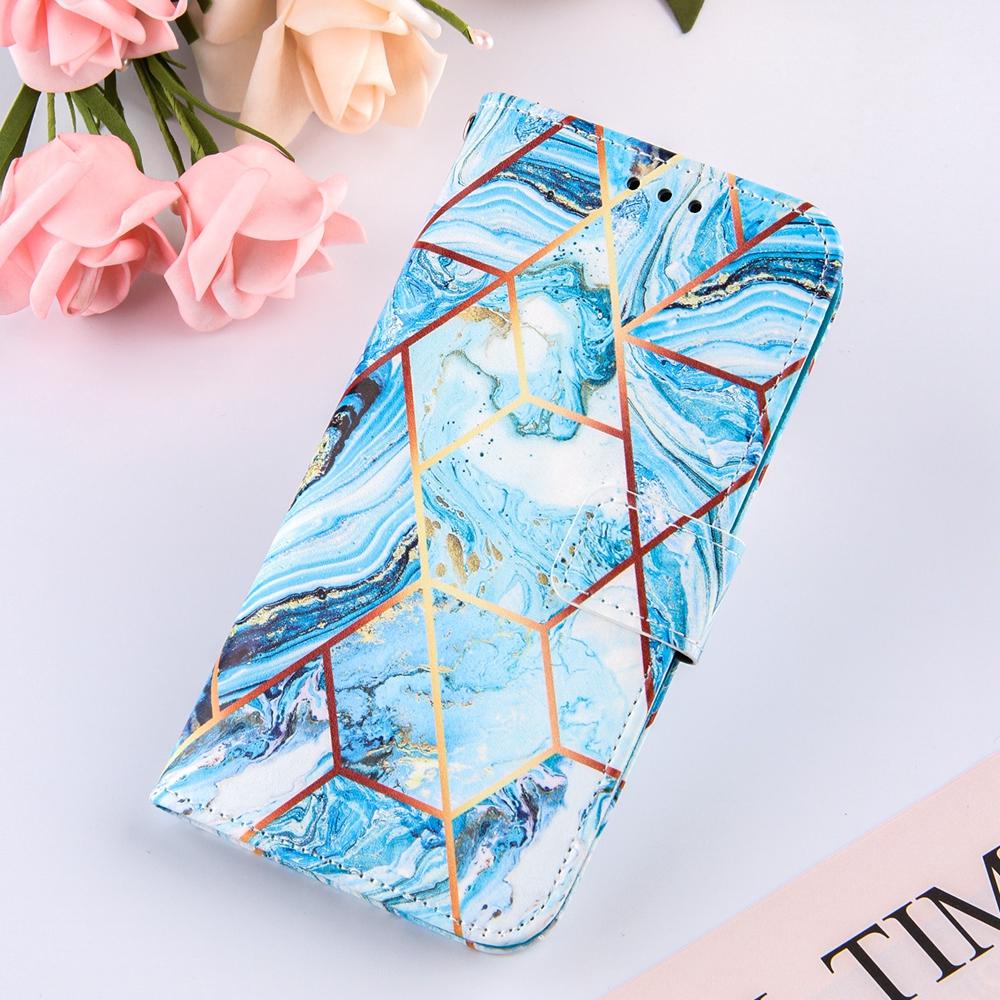 Магнитный чехол-бумажник A 51 для телефона Etui Samsung Galaxy A21s A51 A31 A11 A01 A71, чехлы Funda, мраморный кожаный откидной чехол-бампер