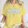 Vintage Floral MAMA EST 2026 TShirt Women Coquette Bow Print Casual Short Sleeve Tee New Fashion Mom Gift